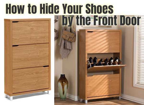How To Use A Modern Shoe Cabinet As A Mini Mudroom